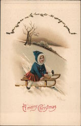 A Merry Christmas Postcard