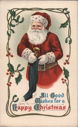 All Good Wishes for a Happy Christmas Postcard