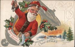 A Merry Christmas - Brother's Delight Postcard