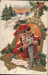A Merry Christmas - Sister's Delight Postcard