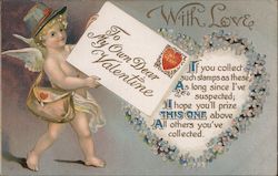 With Love to my Own Dear Valentine Postcard