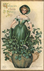 Wishing you a Happy St Patrick's Day Postcard