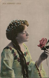 Miss Margaret Leslie Actresses Postcard Postcard Postcard