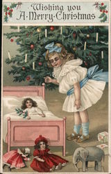 Wishing You A Merry Christmas Postcard