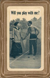 Will You PLay with Me? Couples Postcard Postcard Postcard