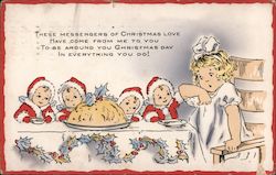 These Messengers of Christmas Love Postcard