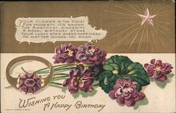 Wishing You a Happy Birthday Postcard