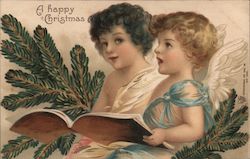 Angels Singing: A Happy Christmas Postcard