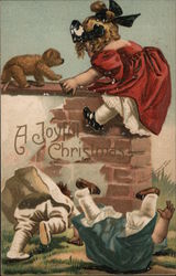A Joyful Christmas Postcard
