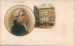 W.A. Mozart Composers Postcard Postcard Postcard