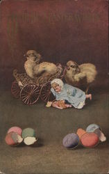 With Best Easter Wishes Postcard