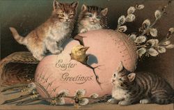 Easter Greetings Postcard