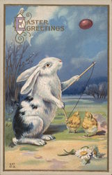 Easter Greetings Postcard
