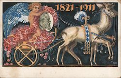 1821-1911 Kingdom of Bavaria Celebration Postcard