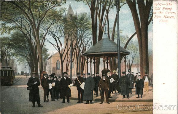 The Old Pump in the Green New Haven Connecticut