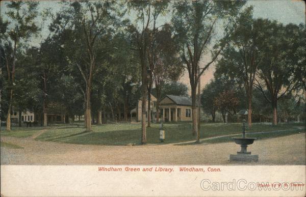 Windham Green and Library Connecticut