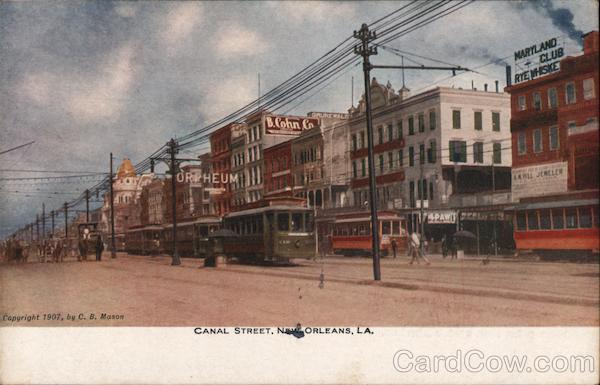 Canal Street New Orleans Louisiana