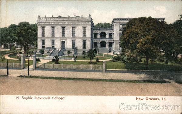 H. Sophie Newcomb College New Orleans Louisiana