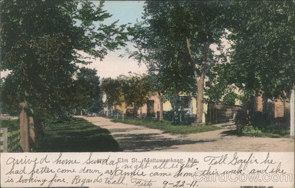 Elm St. Mattawamkeag Maine