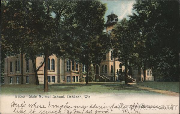 State Normal School Oshkosh Wisconsin