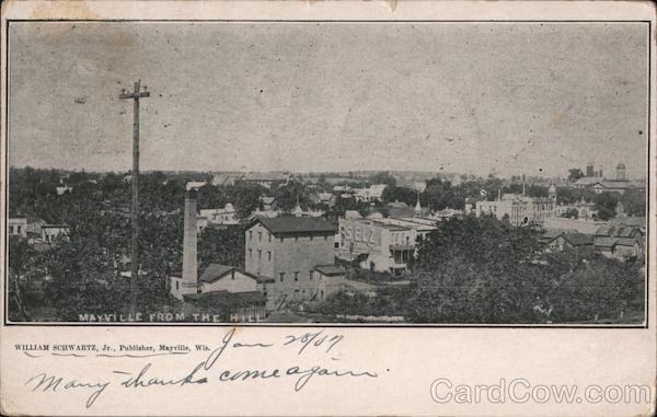 Mayville from the Hill Wisconsin