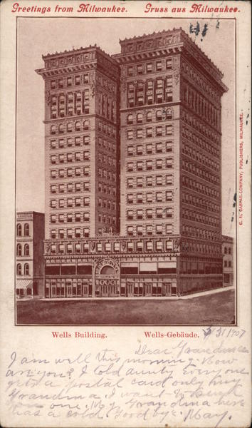 Greetings from Milwaukee Wisconsin