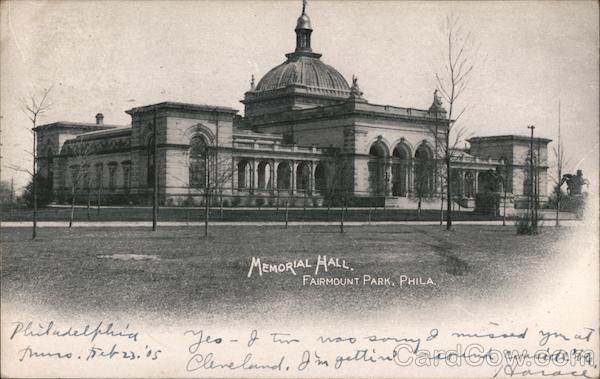 Memorial Hall, Fairmount Park Philadelphia Pennsylvania