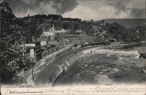Mauch Chunk from the Mountain Road Jim Thorpe Pennsylvania