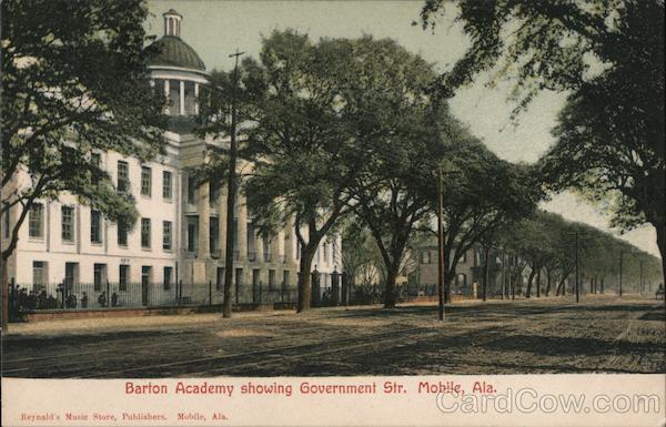 Barton Academy Showing Government Str Mobile Alabama
