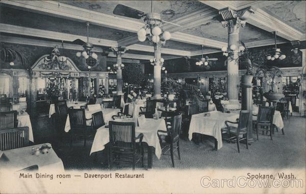 Main Dining Room - Davenport Restaurant Spokane Washington