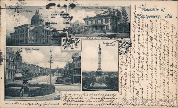 Souvenir of Montgomery, Ala Alabama