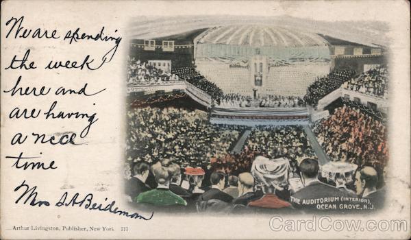 The Auditorium Ocean Grove New Jersey