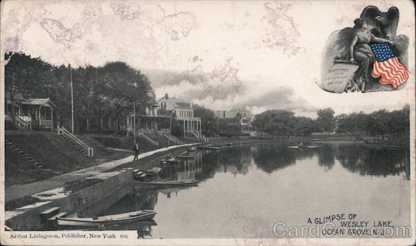A Glimpse of Wesley Lake Ocean Grove New Jersey
