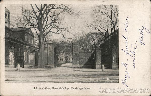 Johnson's Gate, Harvard College Cambridge Massachusetts