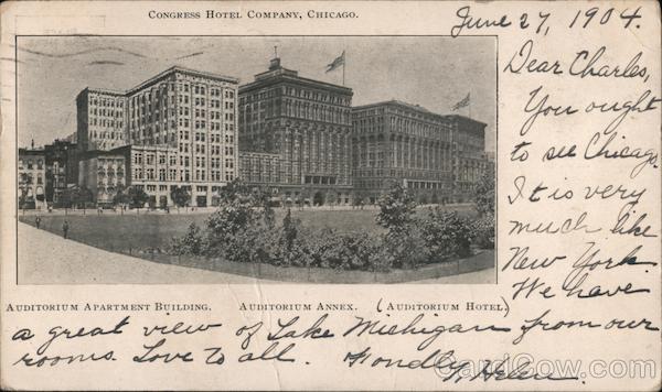 Congress Hotel Company Chicago Illinois
