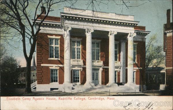 Elizabeth Carey Agassiz House, Radcliffe College Cambridge Massachusetts