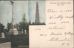 Ellsworth Monument Mechanicville, NY Postcard Postcard Postcard