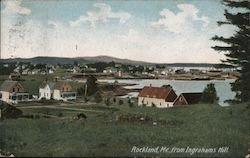 View from Ingrahams Hill Rockland, ME Postcard Postcard Postcard