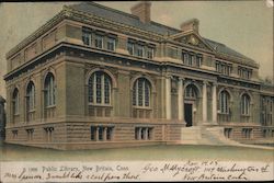 Public Library Postcard