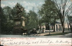 South Entrance to Prospect Park Postcard