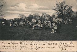 May parties in Prospect Park Postcard