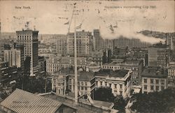 Skyscrapers Surrounding City Hall Postcard
