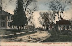 Prospect Street Marshfield Hills, MA Postcard Postcard Postcard