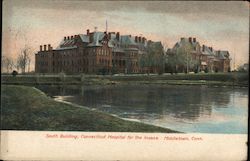 South Building, Connecticut Hospital for the Insane Postcard