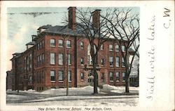 New Britain Grammar School Postcard