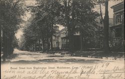 Broad Street from Washington Street Middletown, CT Postcard Postcard Postcard