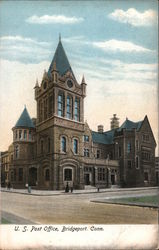 U.S. Post Office Bridgeport, CT Postcard Postcard Postcard