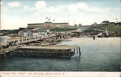 "Ocean View Hotel" and Landing Postcard