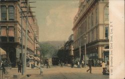 Broadway from Third Street Postcard