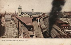 New Railroad Station Bridgeport, CT Postcard Postcard Postcard